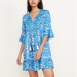 Playa Lucila Blue Floral Dress